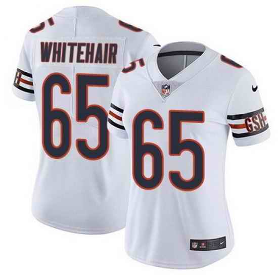 Bears 65 Cody Whitehair White Womens Stitched Football Vapor Untouchable Limited Jersey